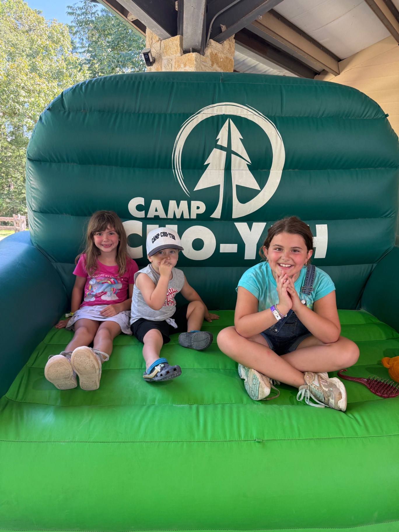 The kids at Camp Cho-Yeh