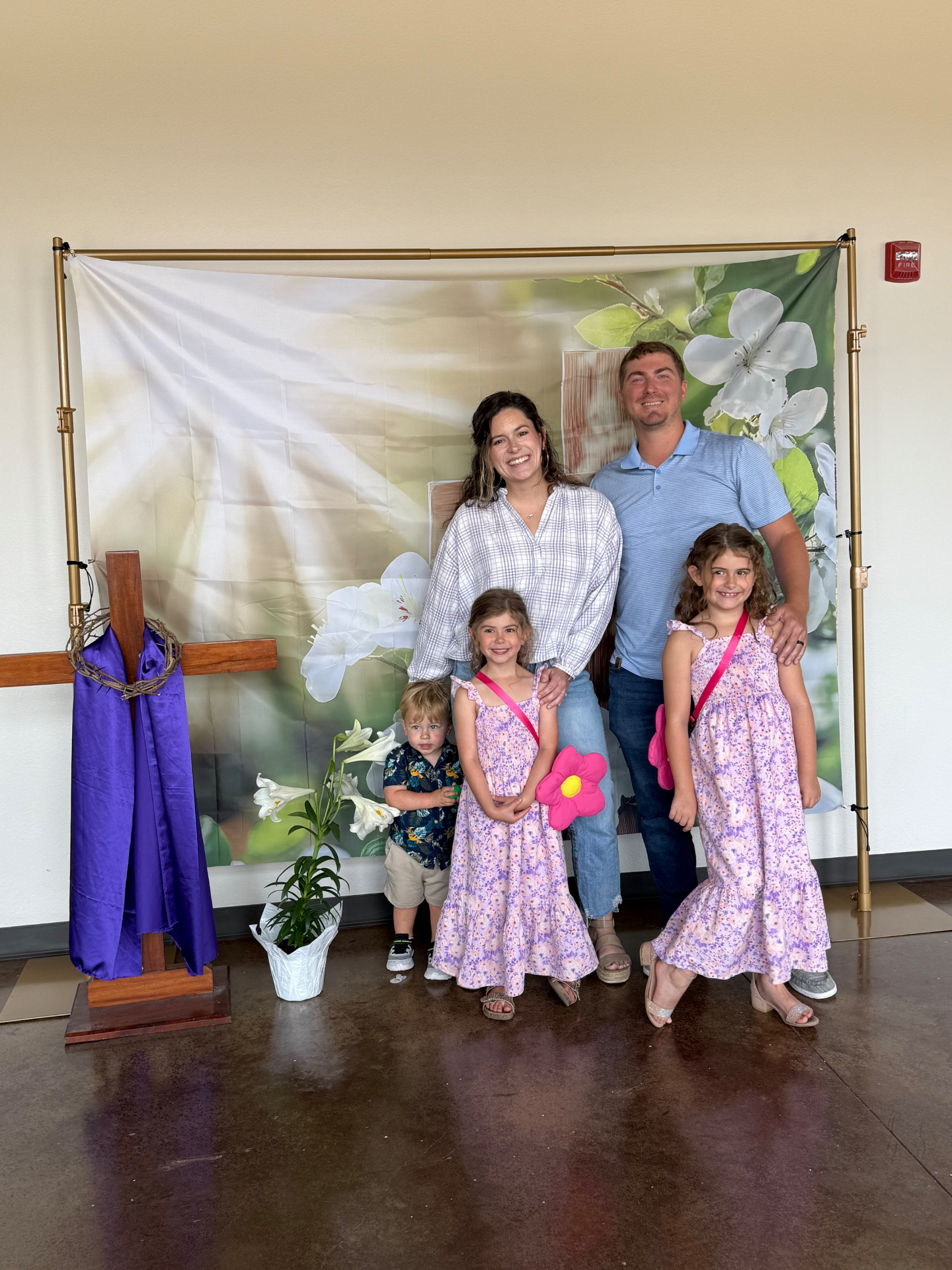 The Kruger family at Easter